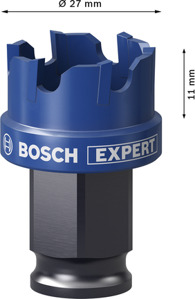 Bosch EXPERT 鈑金動力更換加孔鋸，27 毫米。.